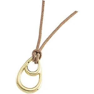 14k Yellow Gold Tear Drop Fashion Pendant