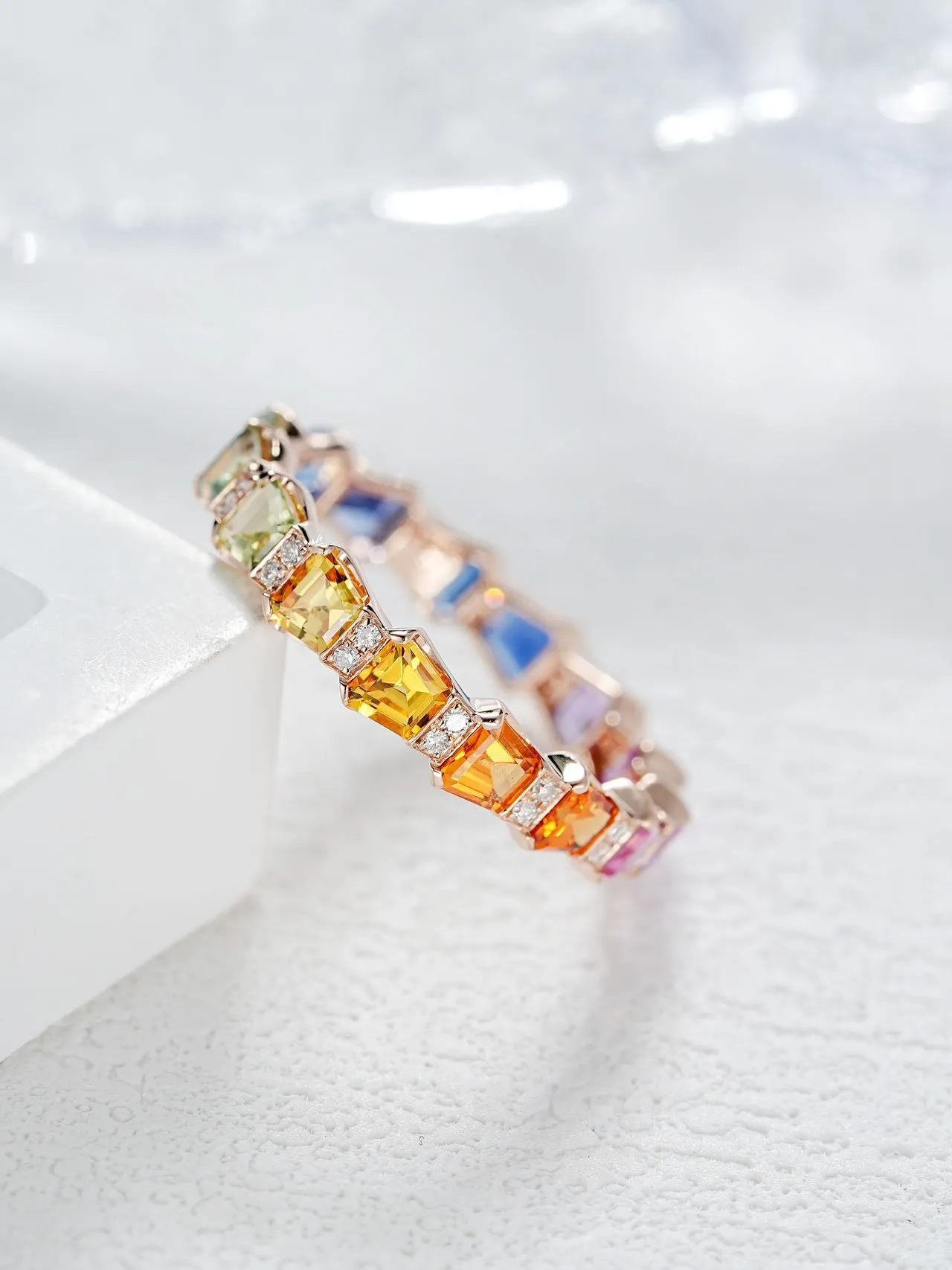 18k Gold Custom Sapphire Ring