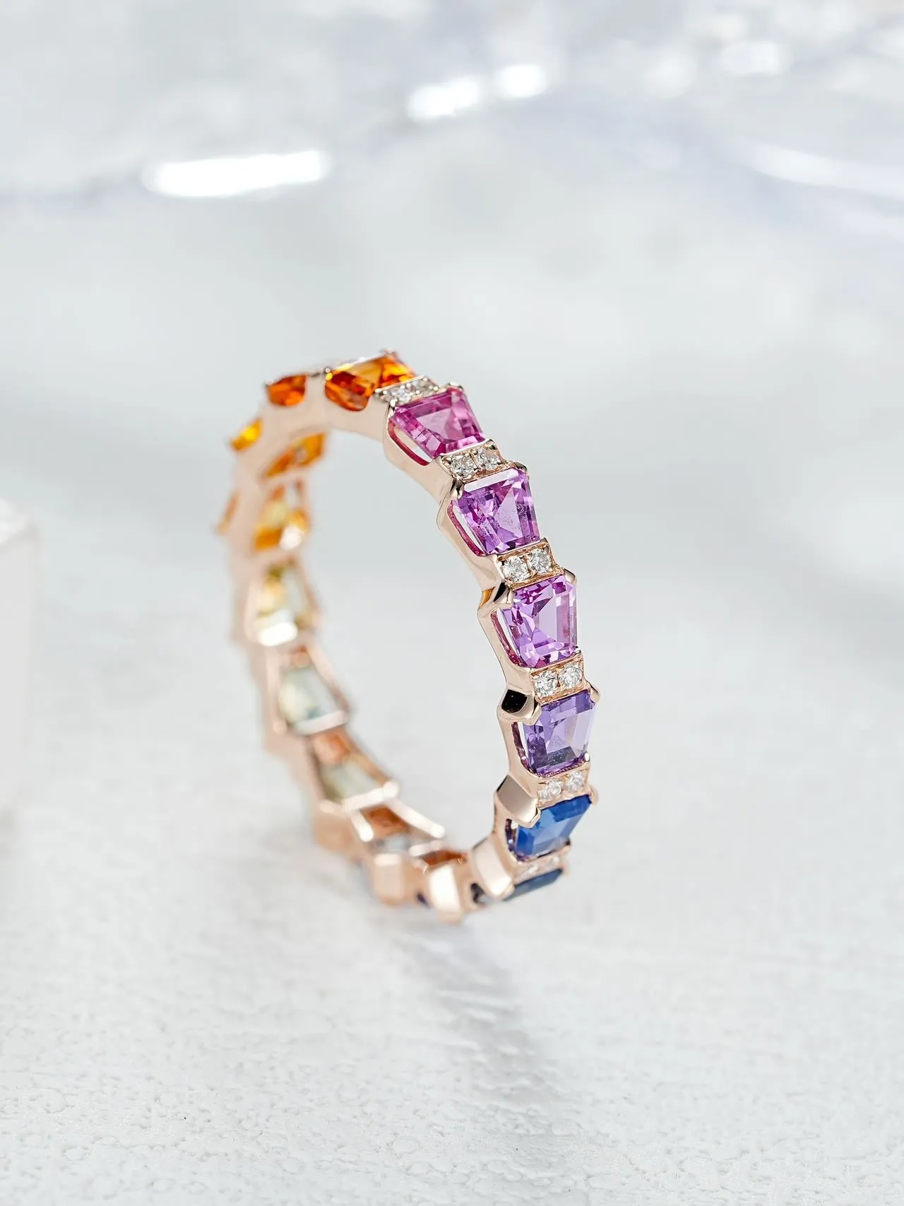 18k Gold Custom Sapphire Ring
