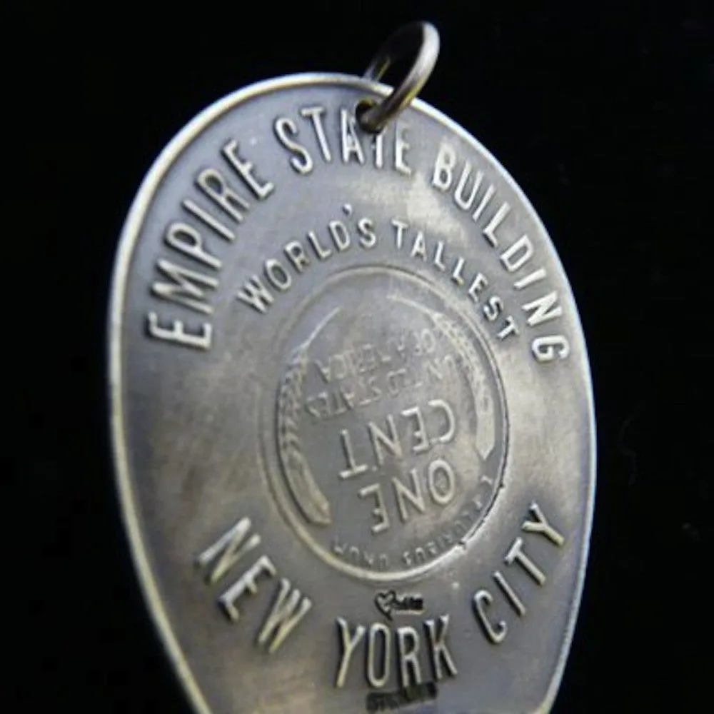 1946 Empire State Building Sterling Silver "Lucky Penny" Charm