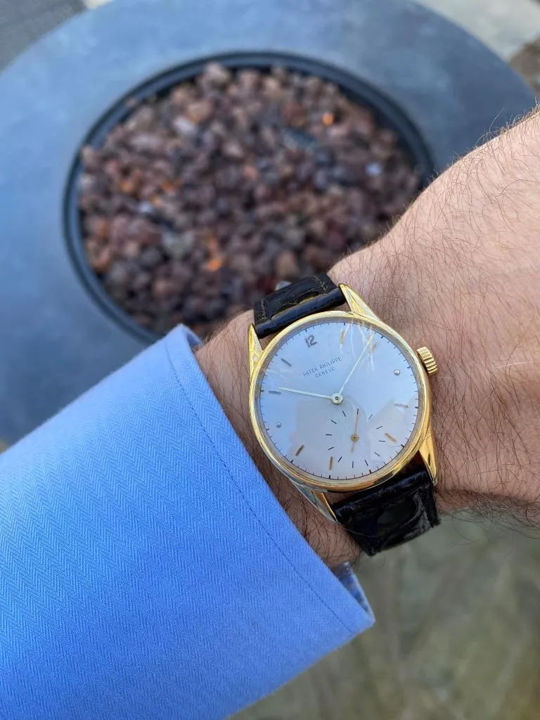1950 Patek Philippe Vintage Mens Handwound Watch, Ref. 1517 - 18K Gold