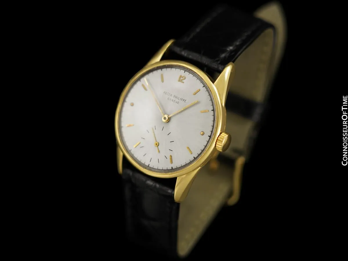 1950 Patek Philippe Vintage Mens Handwound Watch, Ref. 1517 - 18K Gold