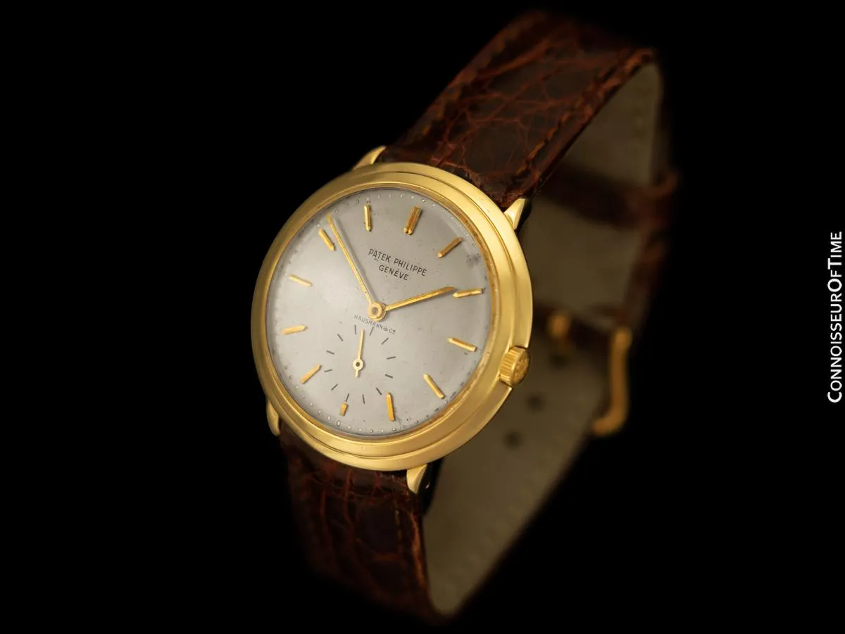 1959 Patek Philippe Vintage Mens Calatrava Watch, Ref. 2501 - 18K Gold