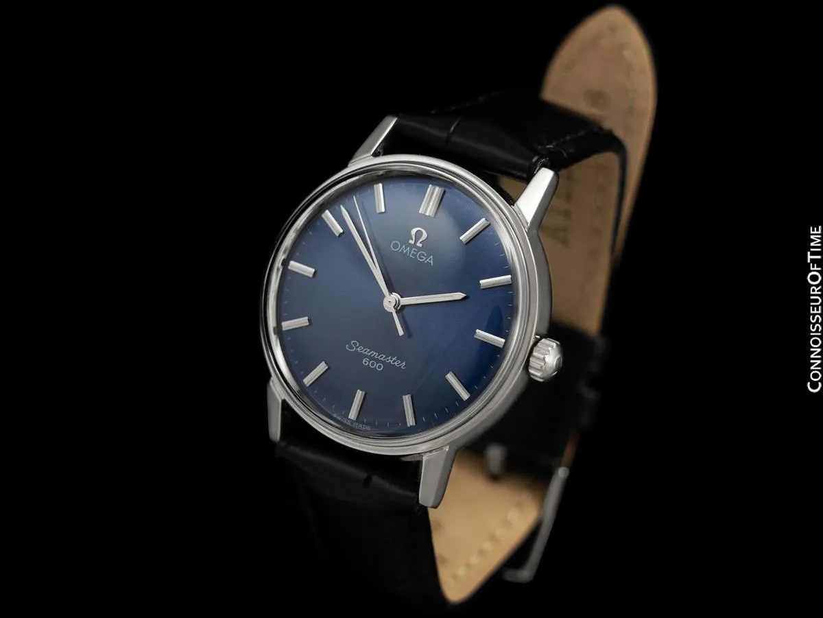 1963 Omega Seamaster 600 Vintage Mens Handwound Watch - Stainless Steel