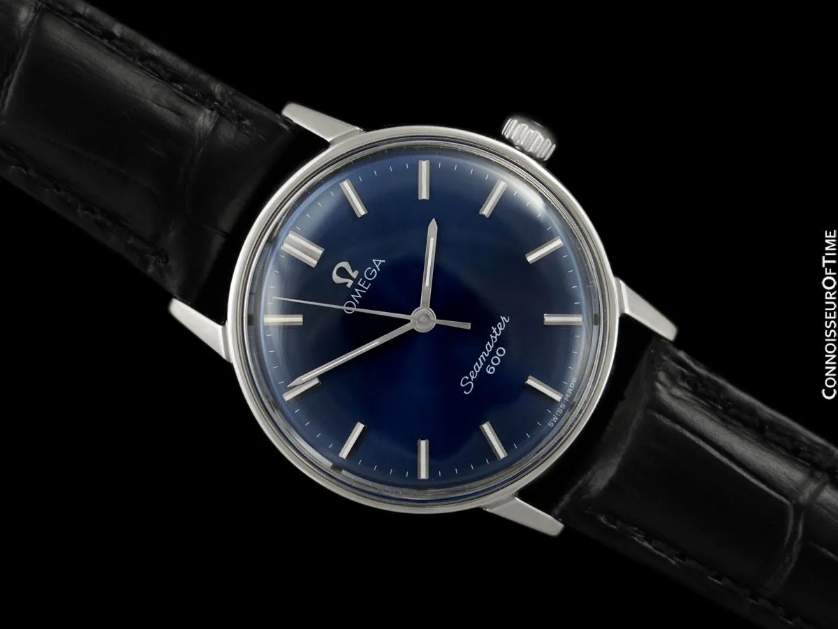 1963 Omega Seamaster 600 Vintage Mens Handwound Watch - Stainless Steel