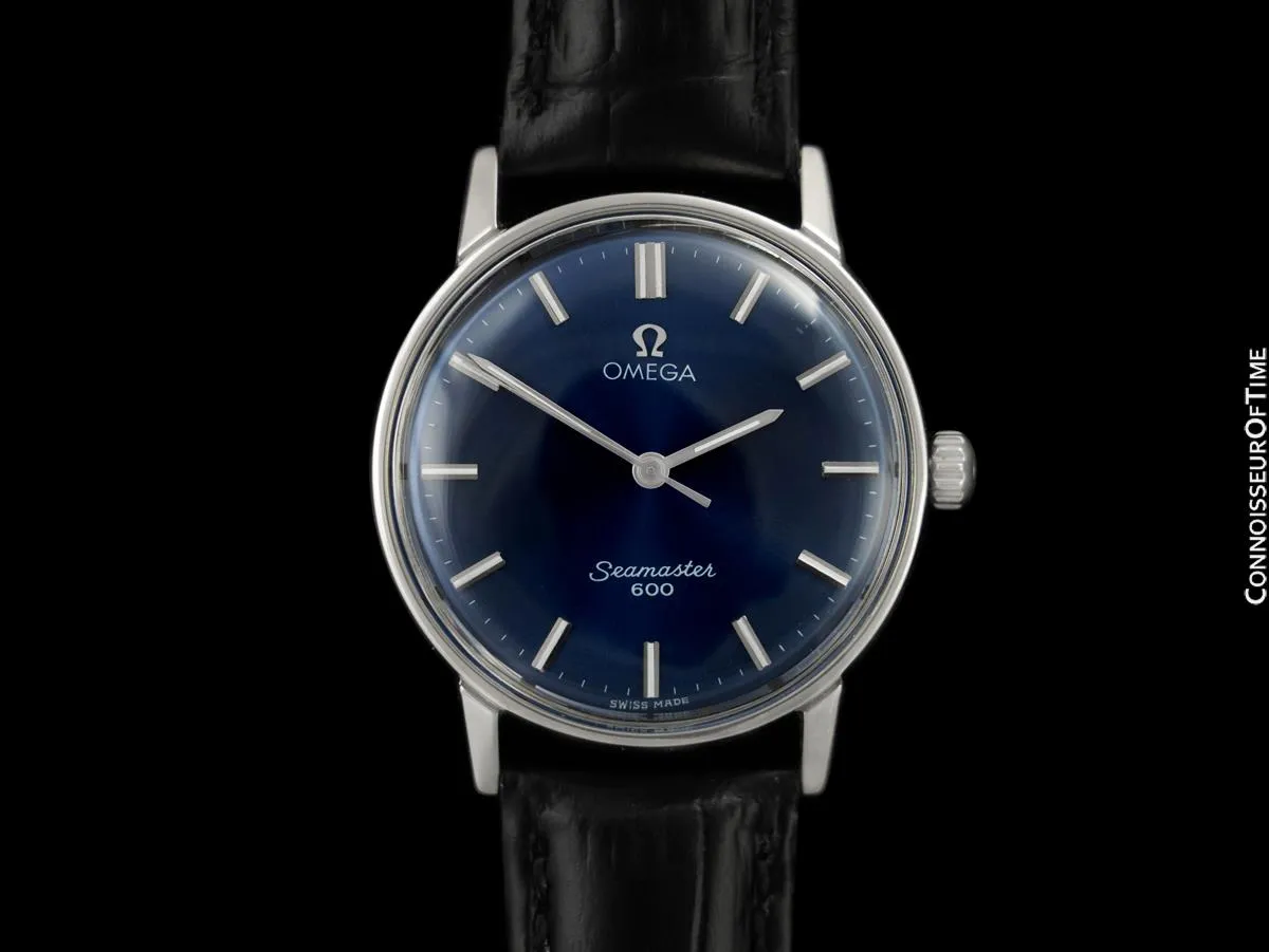 1963 Omega Seamaster 600 Vintage Mens Handwound Watch - Stainless Steel