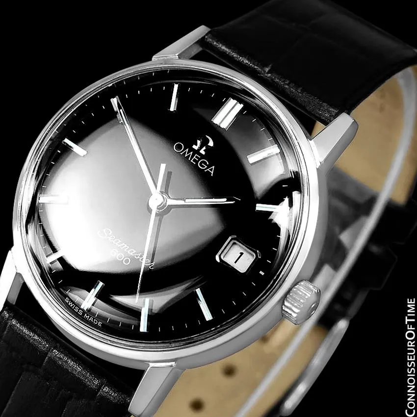 1965 Omega Seamaster 600 Vintage Mens Handwound Watch - Stainless Steel