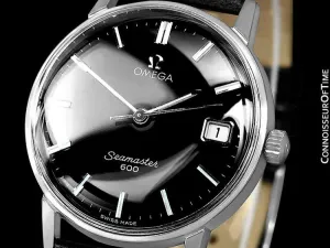 1965 Omega Seamaster 600 Vintage Mens Handwound Watch - Stainless Steel