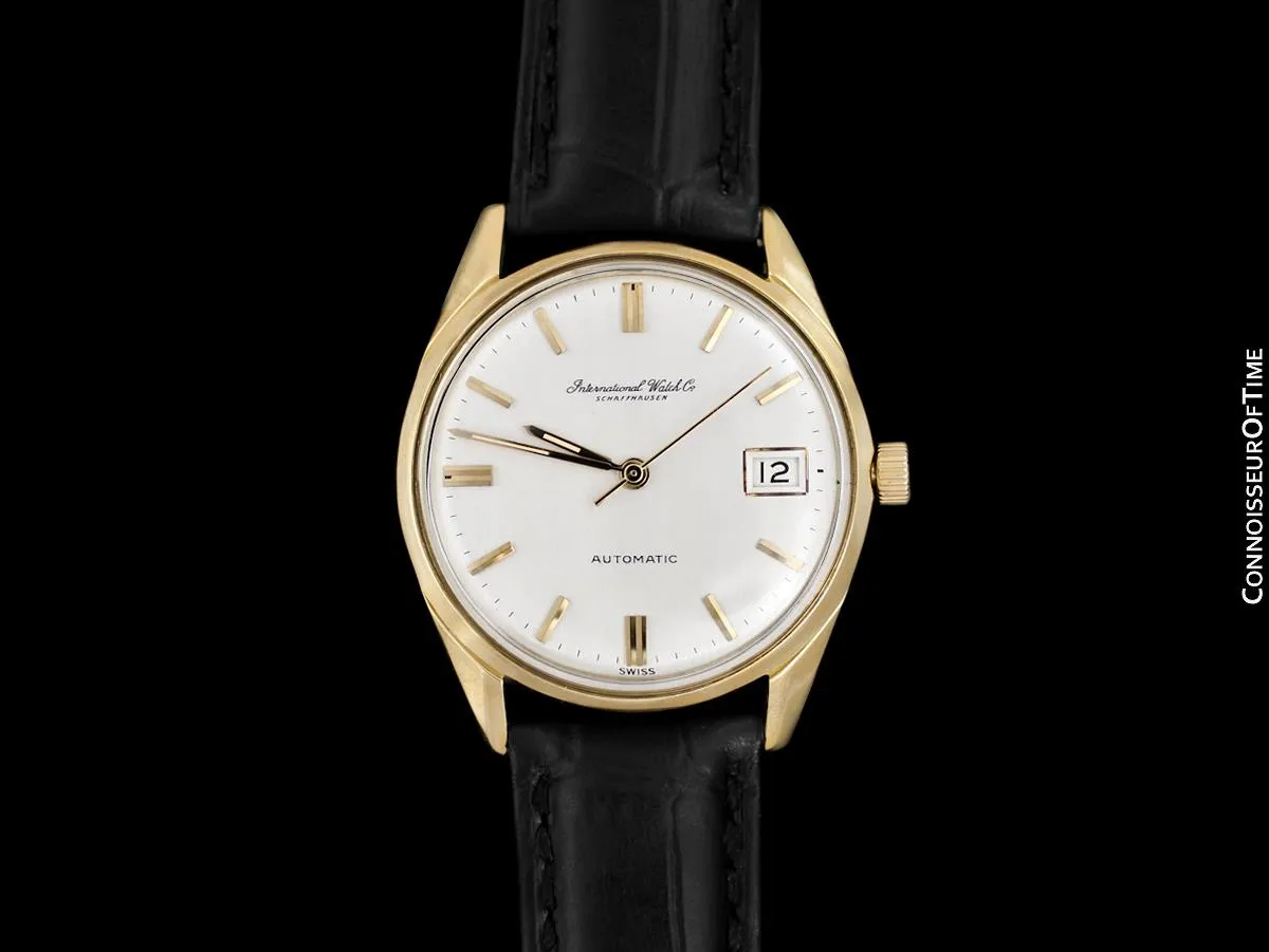 1966 IWC Vintage Mens Full Size Watch, Cal. 8541 Automatic - 18K Gold