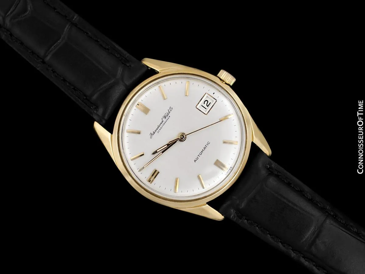 1966 IWC Vintage Mens Full Size Watch, Cal. 8541 Automatic - 18K Gold