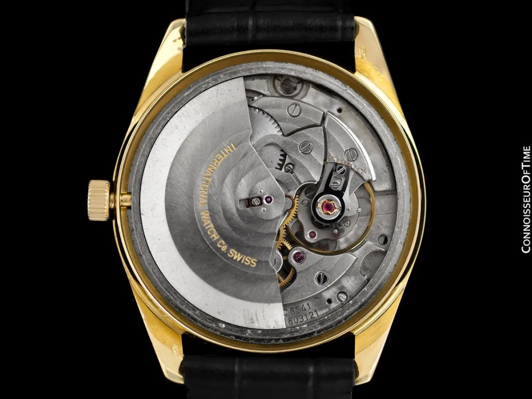 1966 IWC Vintage Mens Full Size Watch, Cal. 8541 Automatic - 18K Gold