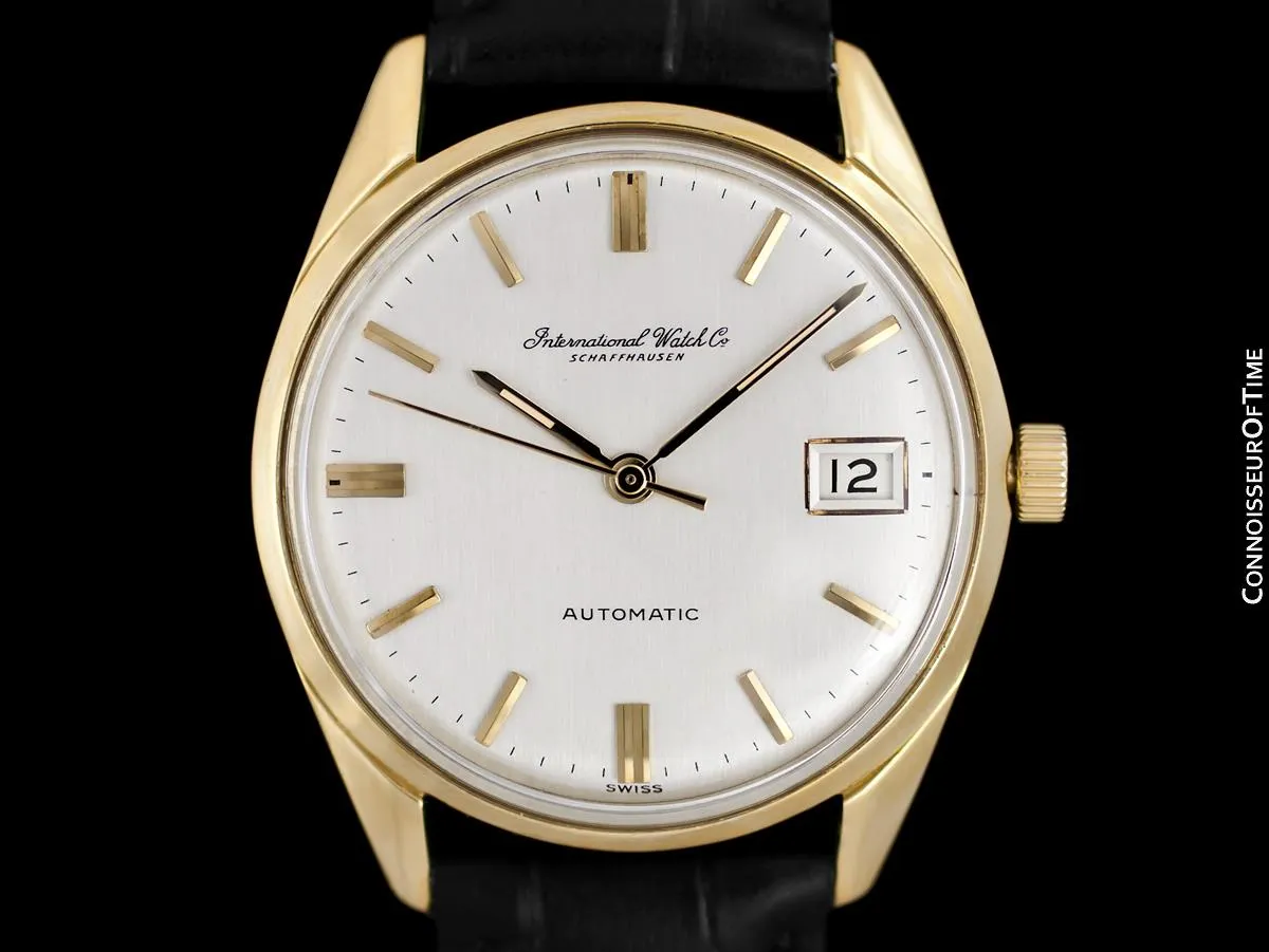 1966 IWC Vintage Mens Full Size Watch, Cal. 8541 Automatic - 18K Gold