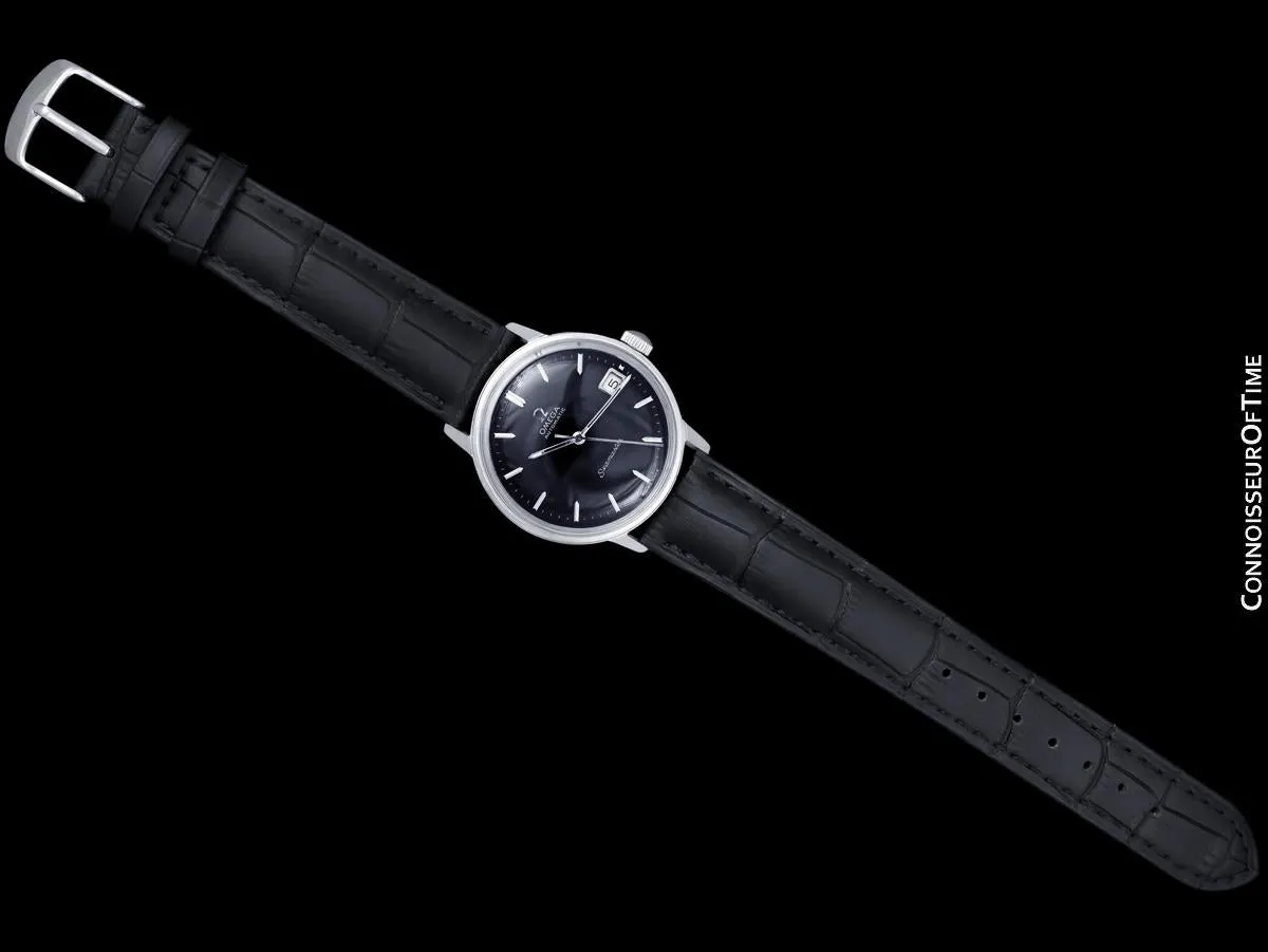 1966 Omega Seamaster Mens Vintage Full Size Watch with 565 Movement, Automatic, Date - Stainless Steel