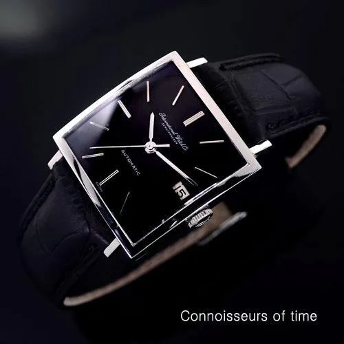 1969 IWC Vintage Mens Square 8541B Automatic Watch with Date - Stainless Steel