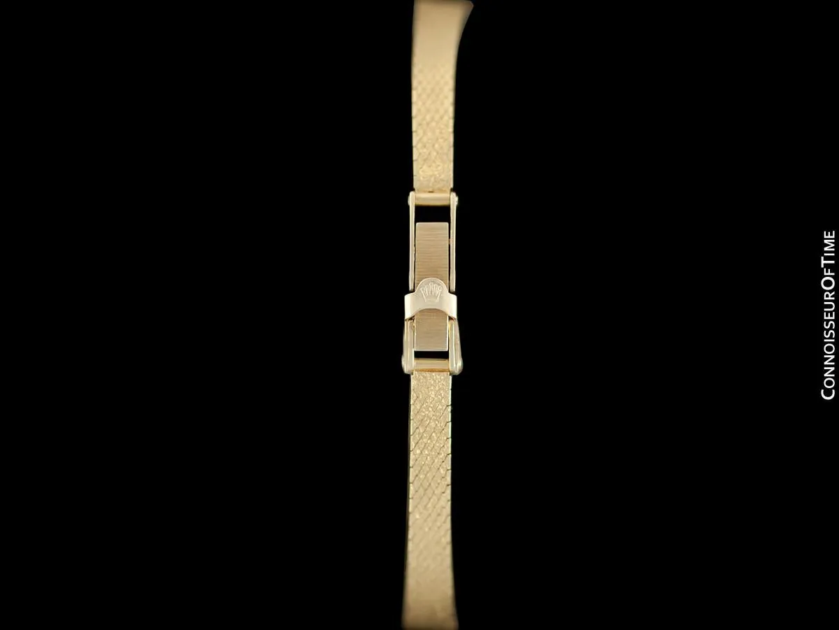 1970's Rolex Vintage Ladies Ladies Watch - 14K Gold & Diamonds