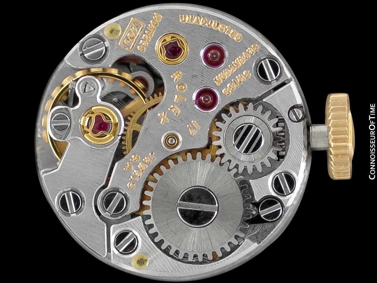 1970's Rolex Vintage Ladies Ladies Watch - 14K Gold & Diamonds