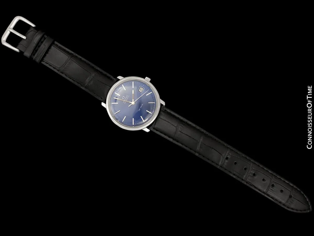 1972 Omega De Ville Vintage Mens Full Size Automatic Watch with Date - Stainless Steel