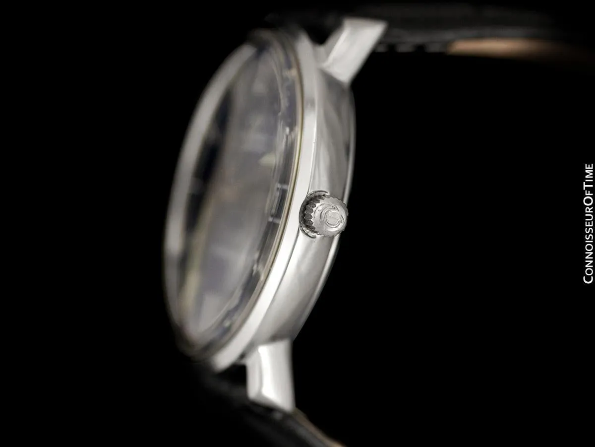 1972 Omega De Ville Vintage Mens Full Size Automatic Watch with Date - Stainless Steel
