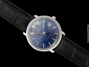1972 Omega De Ville Vintage Mens Full Size Automatic Watch with Date - Stainless Steel