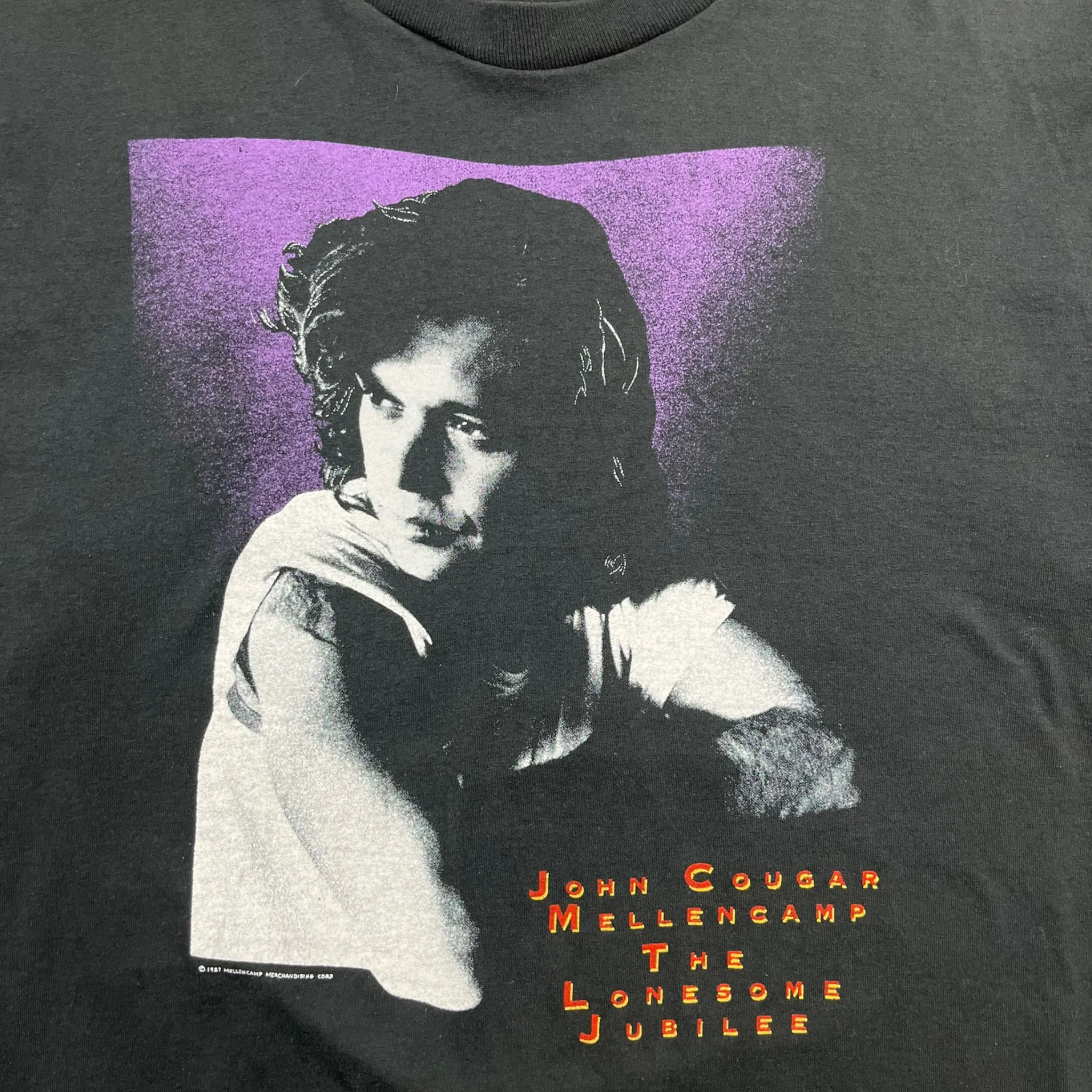 1987 Lonesome Jubilee Rock T-Shirt - John Mellencamp Style
