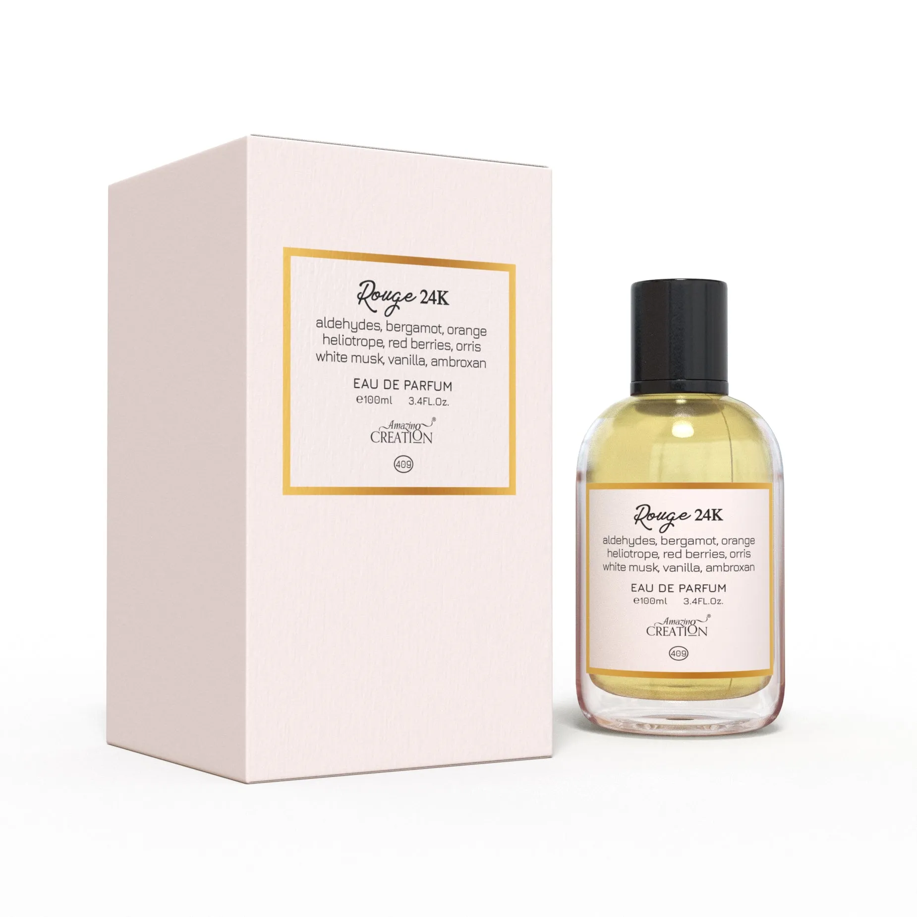 Amazing Creation Rouge 24K EDP For Unisex 100ml PFB0409