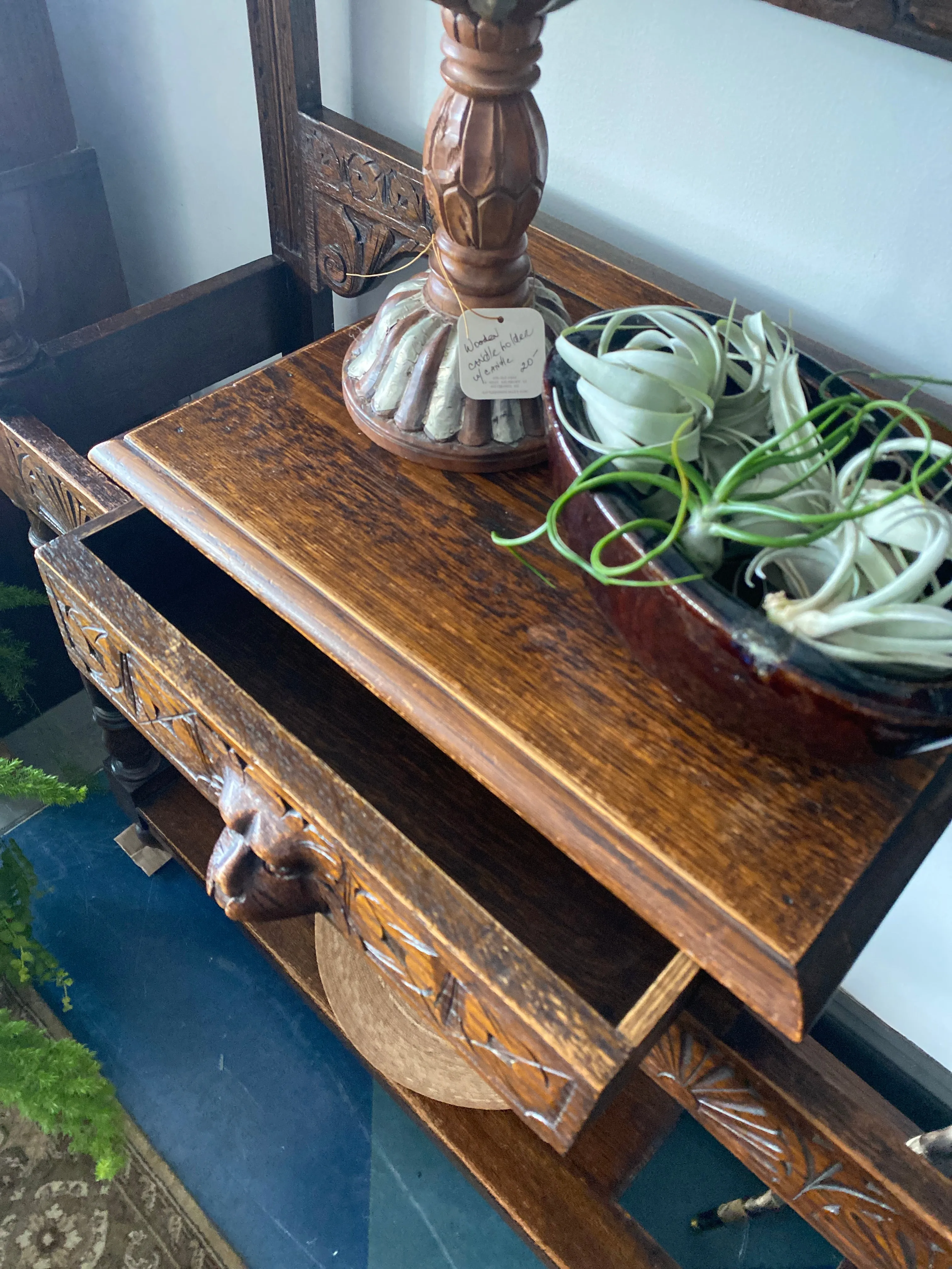 Antique Hall Tree