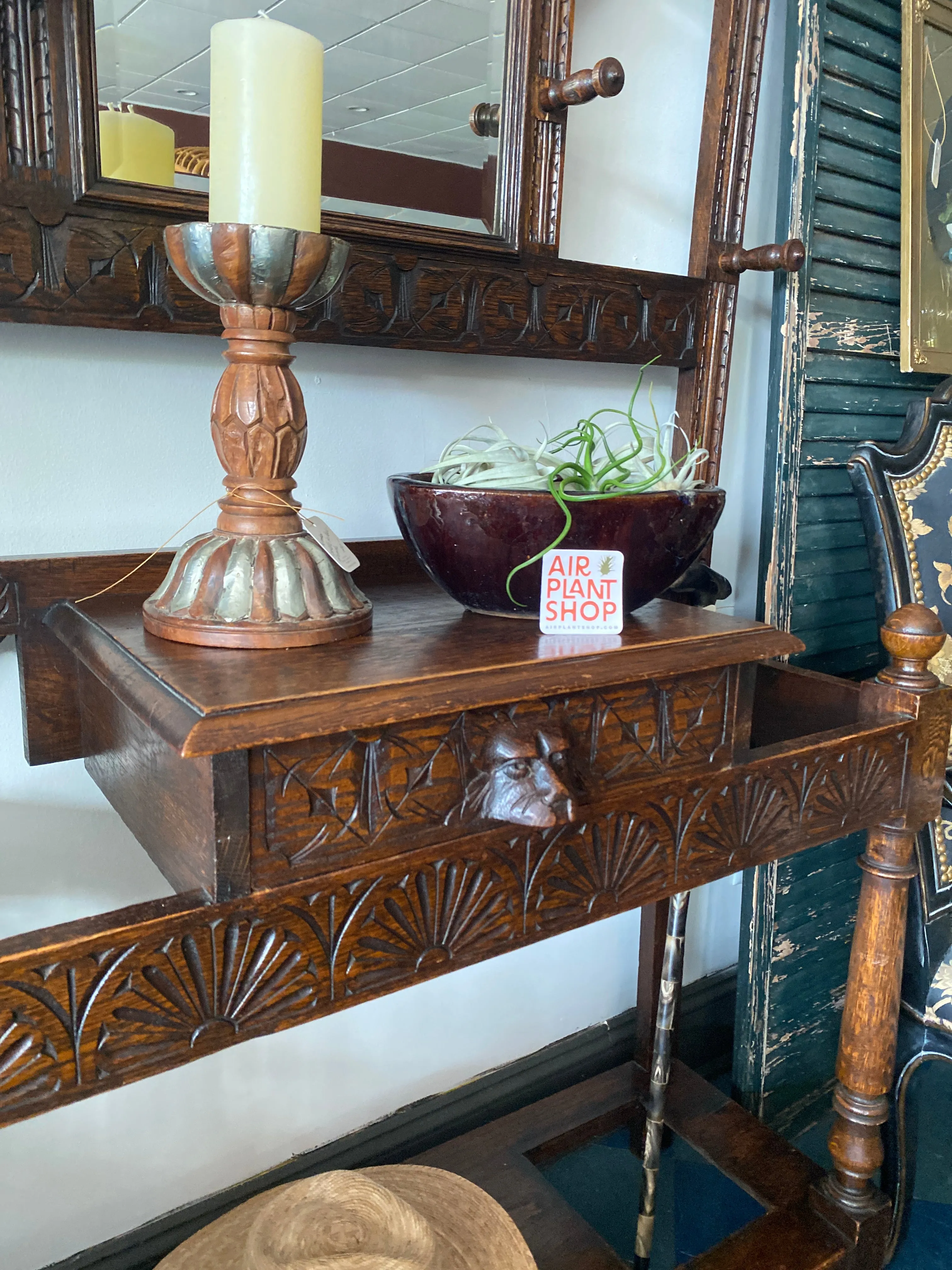 Antique Hall Tree