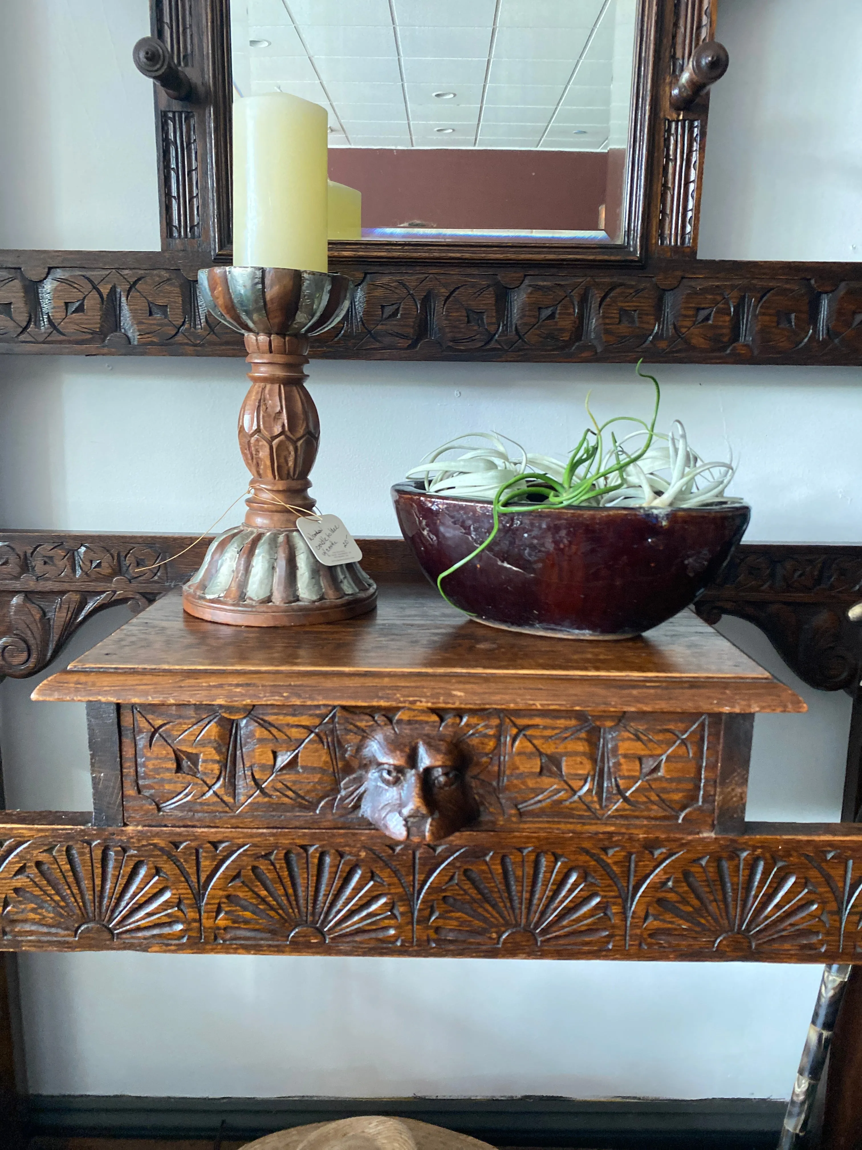 Antique Hall Tree