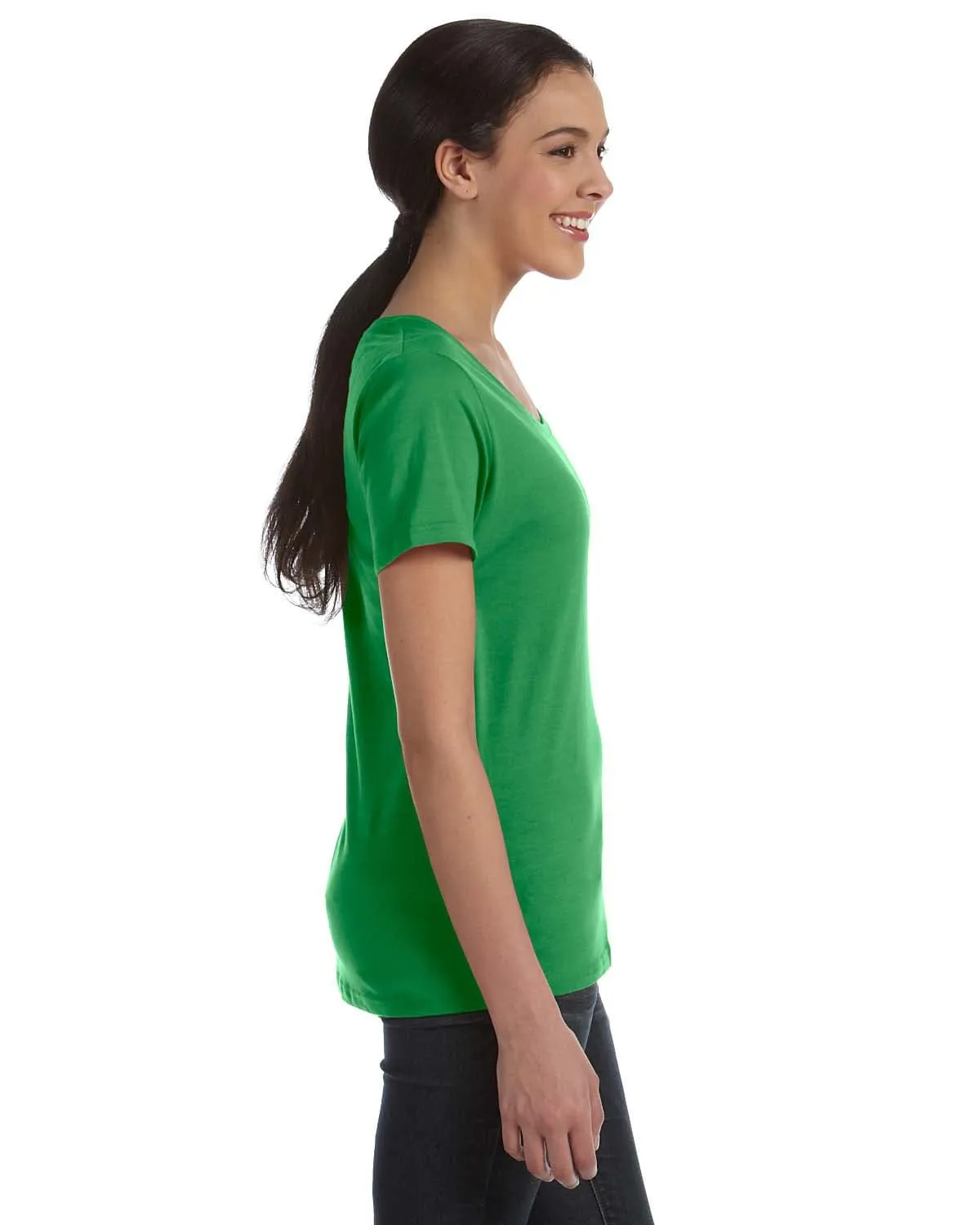 Anvil Ladies Sheer Scoop Neck T-Shirt