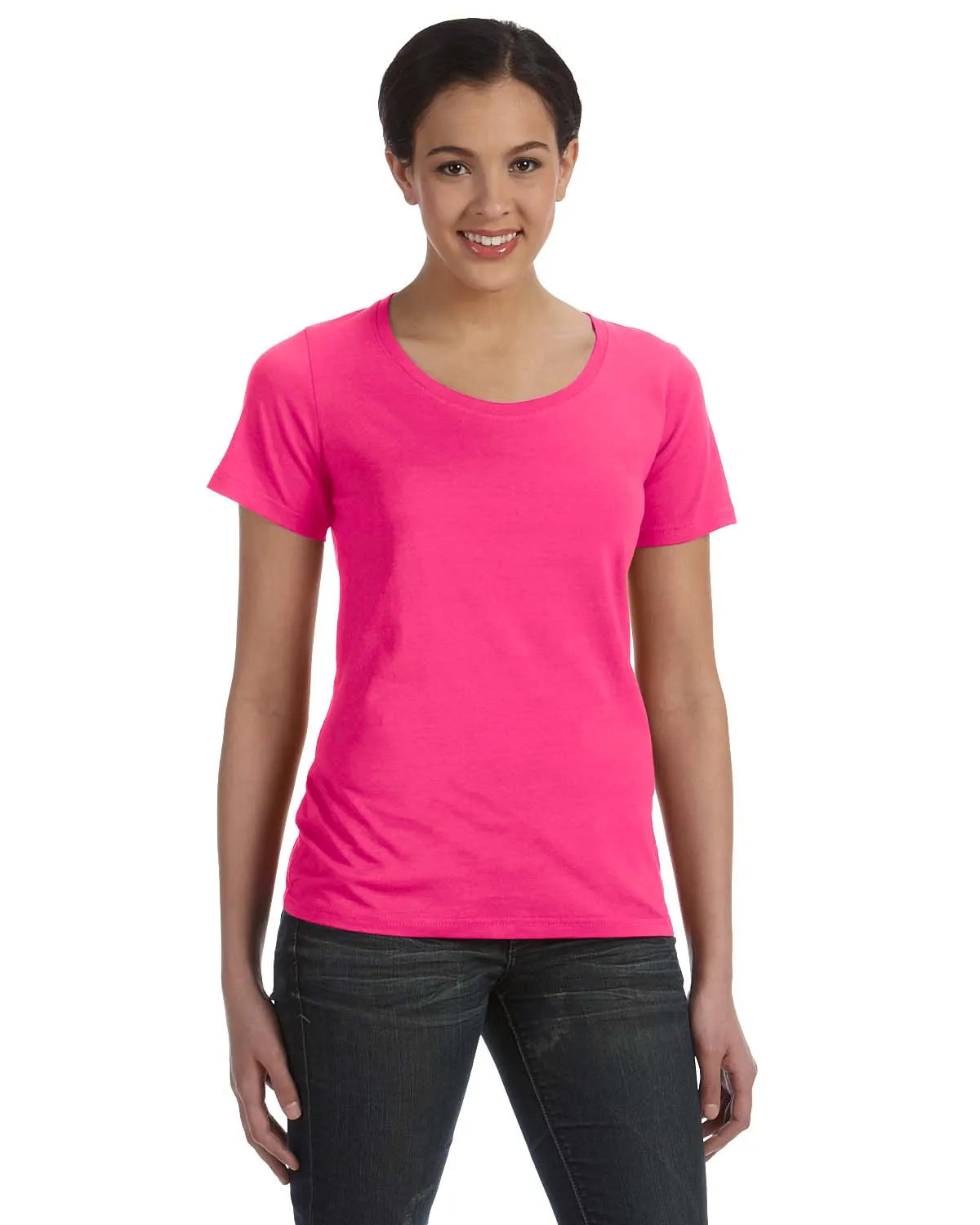 Anvil Ladies Sheer Scoop Neck T-Shirt