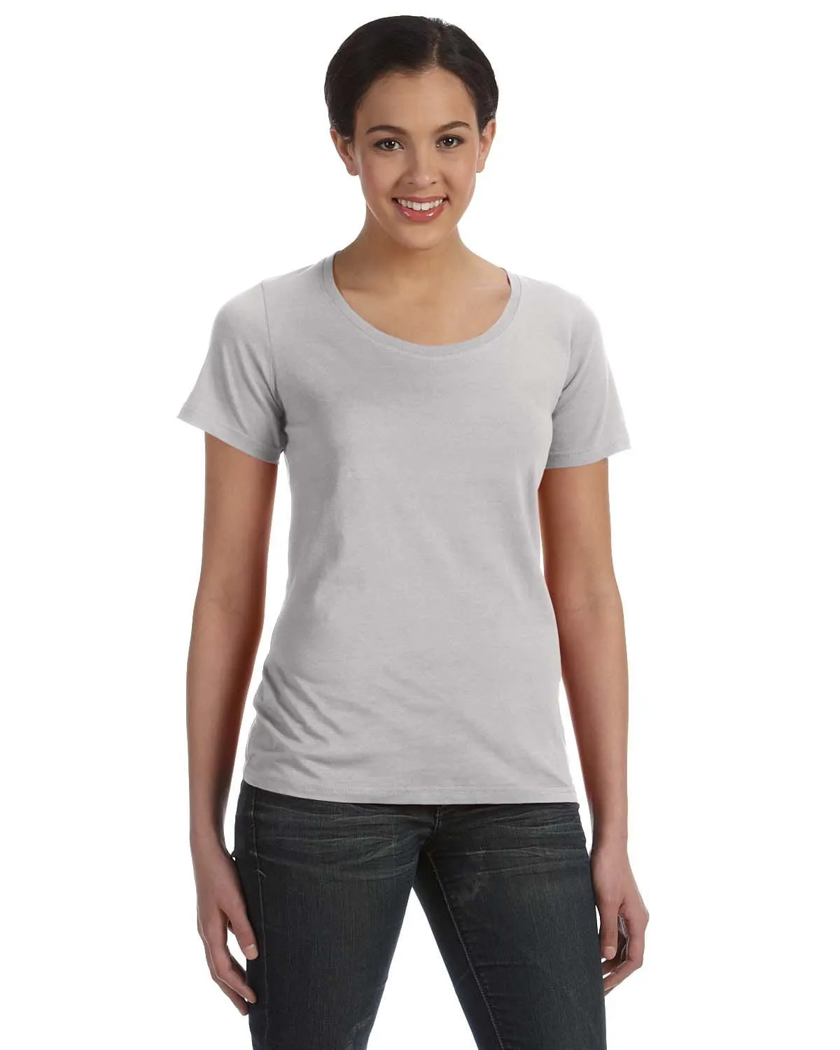 Anvil Ladies Sheer Scoop Neck T-Shirt