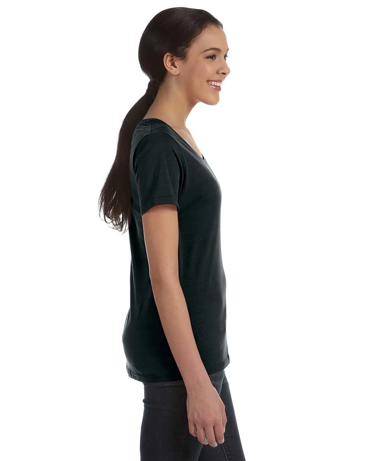 Anvil Ladies Sheer Scoop Neck T-Shirt