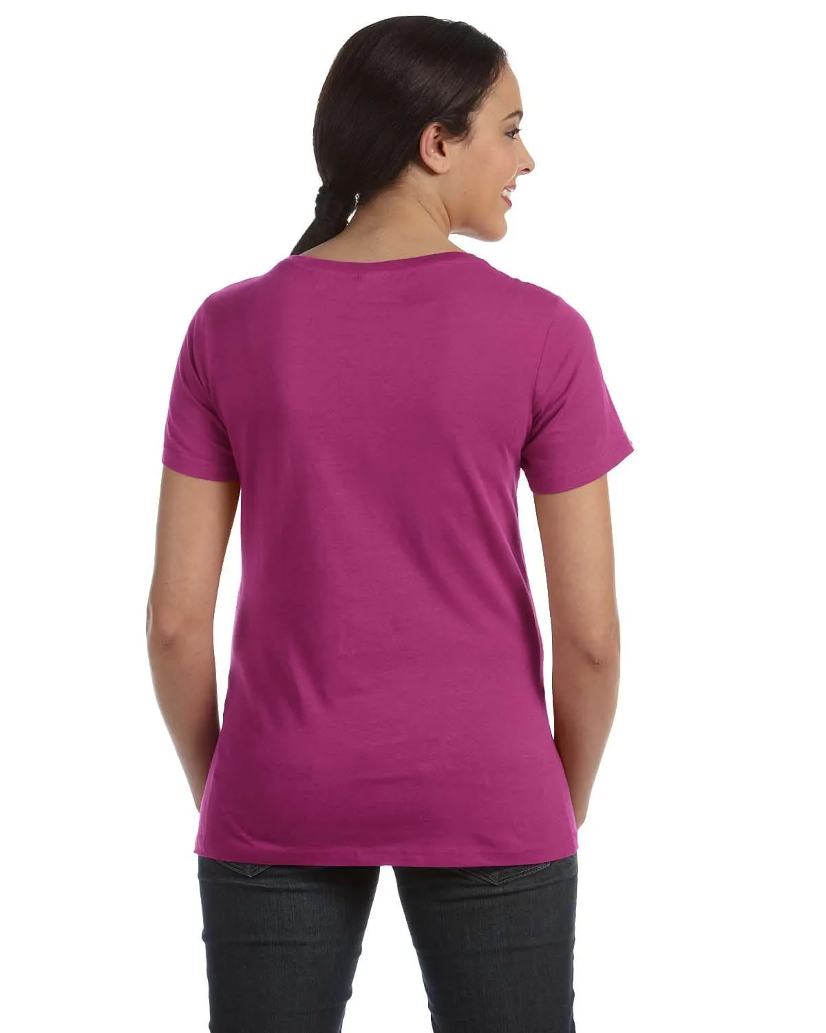 Anvil Ladies Sheer Scoop Neck T-Shirt