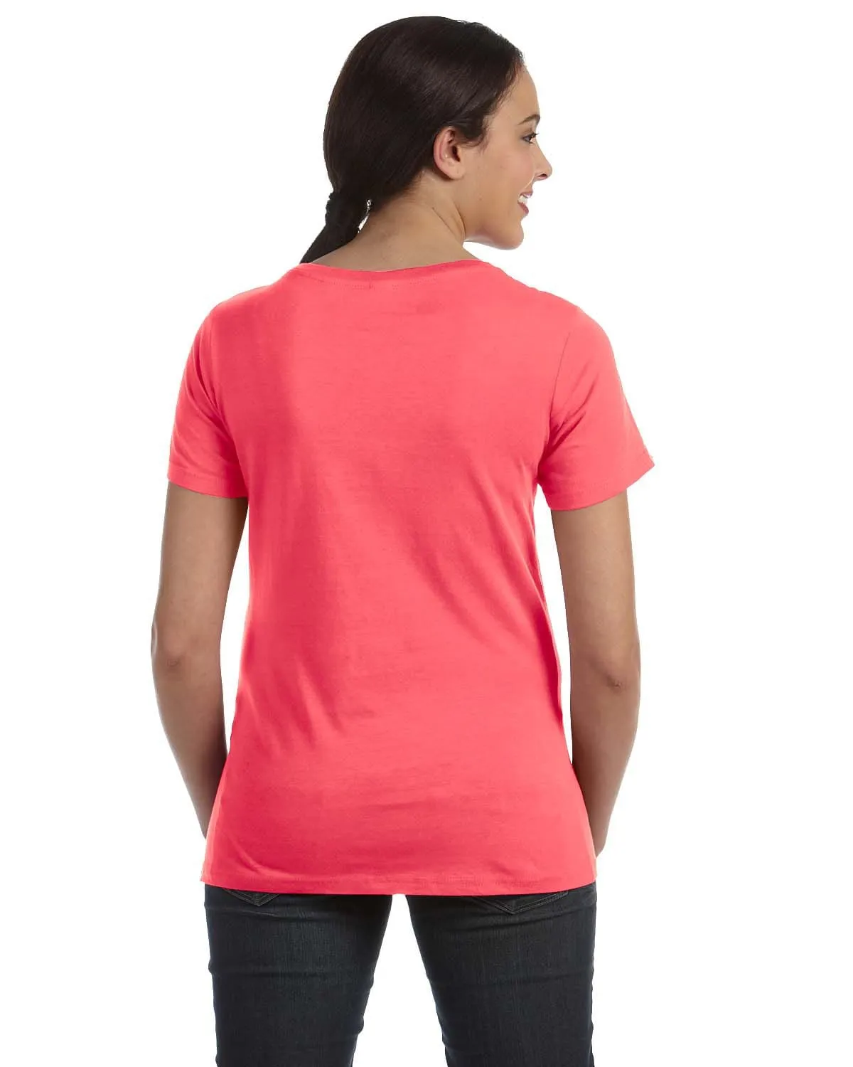 Anvil Ladies Sheer Scoop Neck T-Shirt