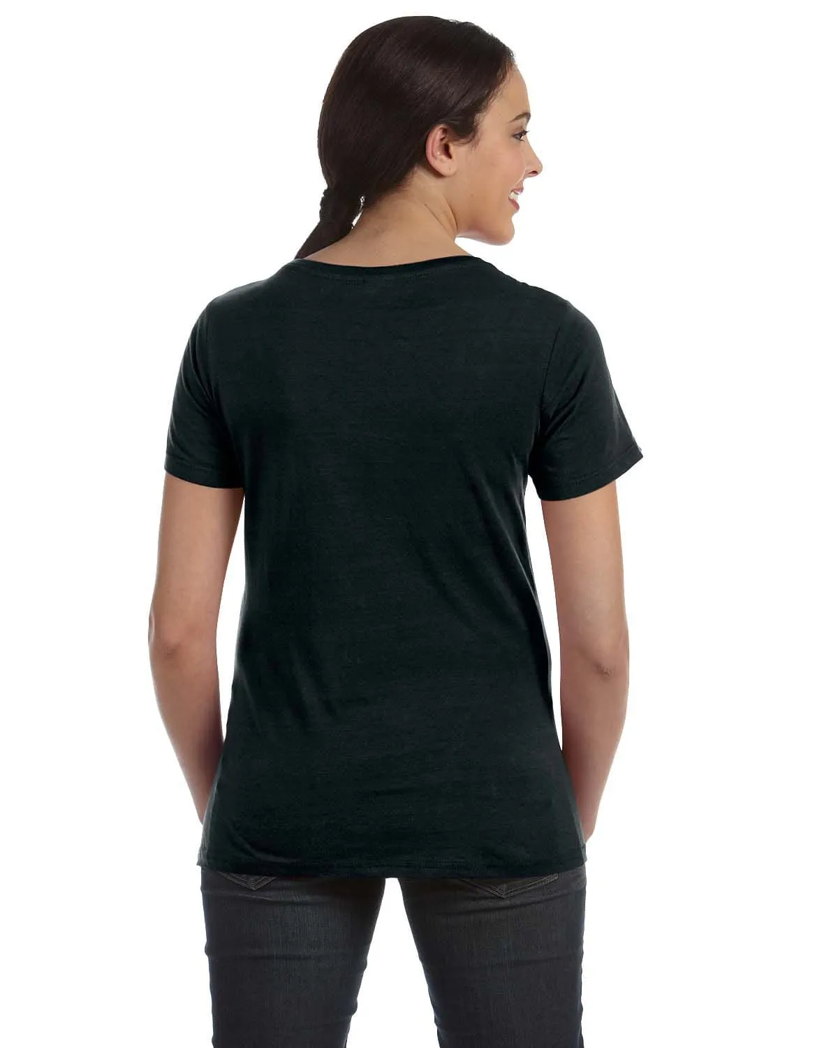 Anvil Ladies Sheer Scoop Neck T-Shirt