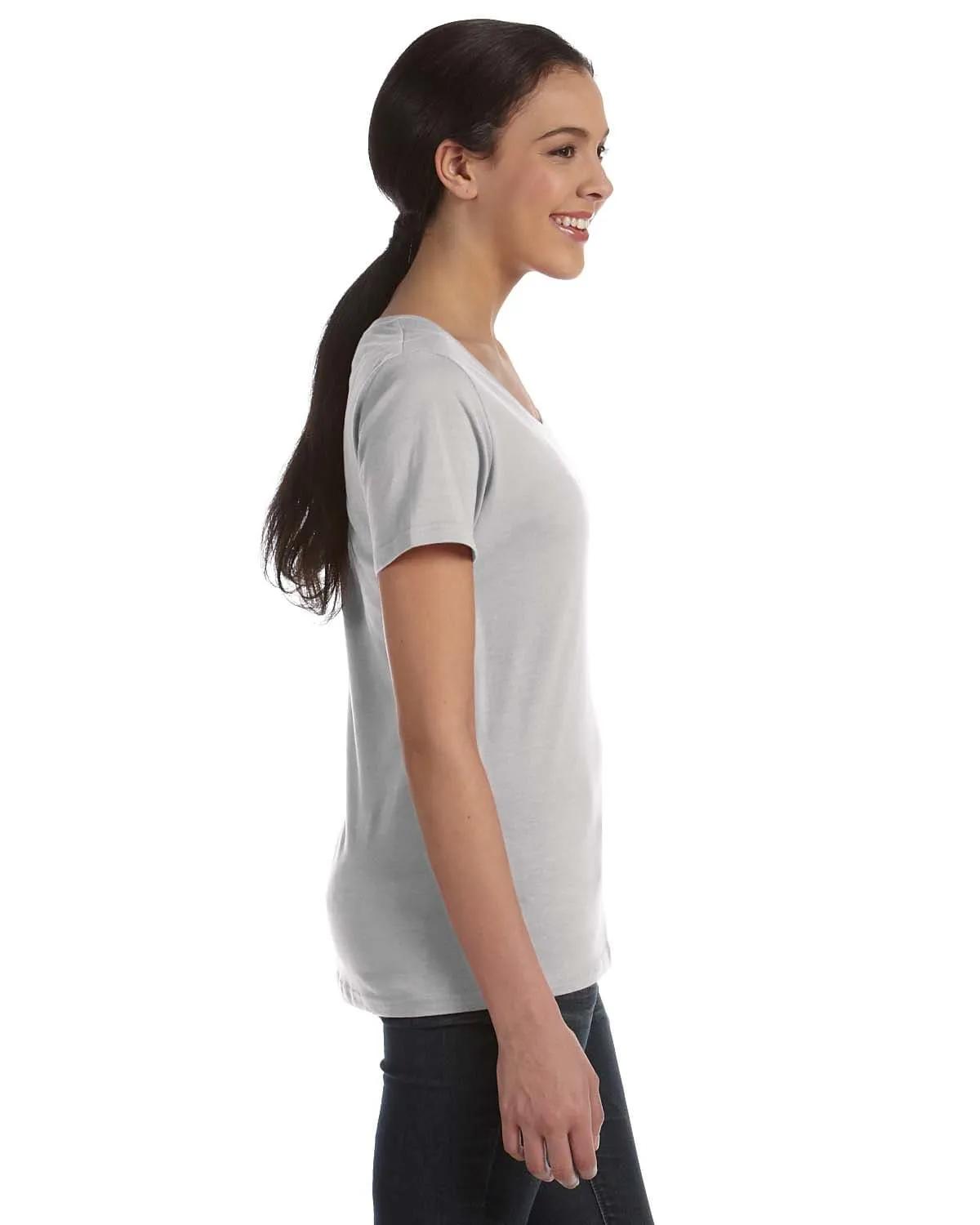 Anvil Ladies Sheer Scoop Neck T-Shirt