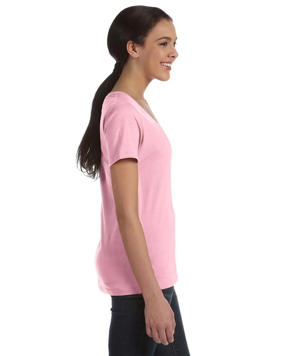 Anvil Ladies Sheer Scoop Neck T-Shirt