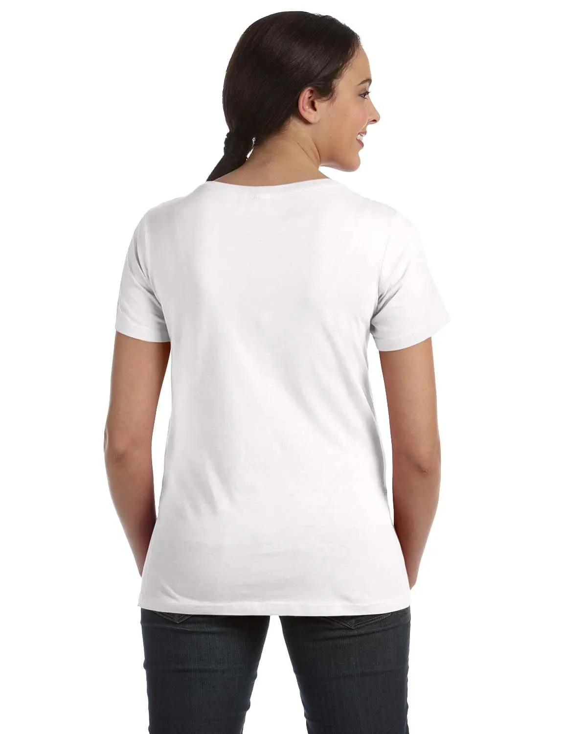 Anvil Ladies Sheer Scoop Neck T-Shirt