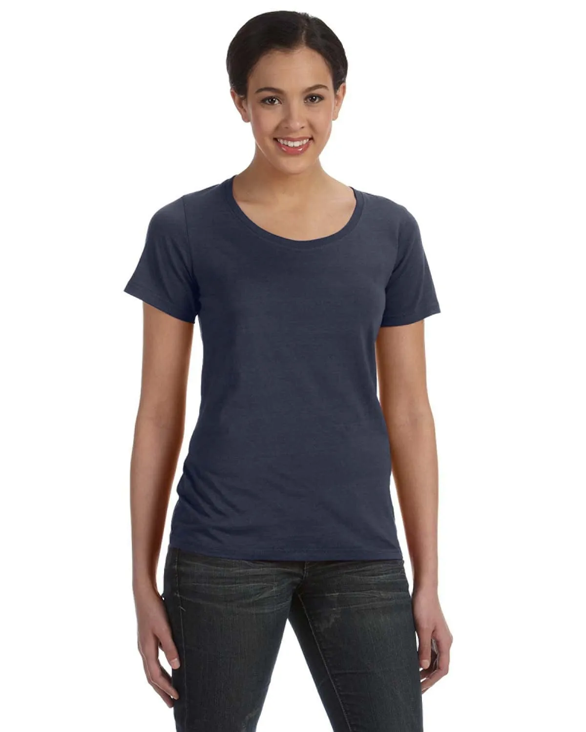 Anvil Ladies Sheer Scoop Neck T-Shirt