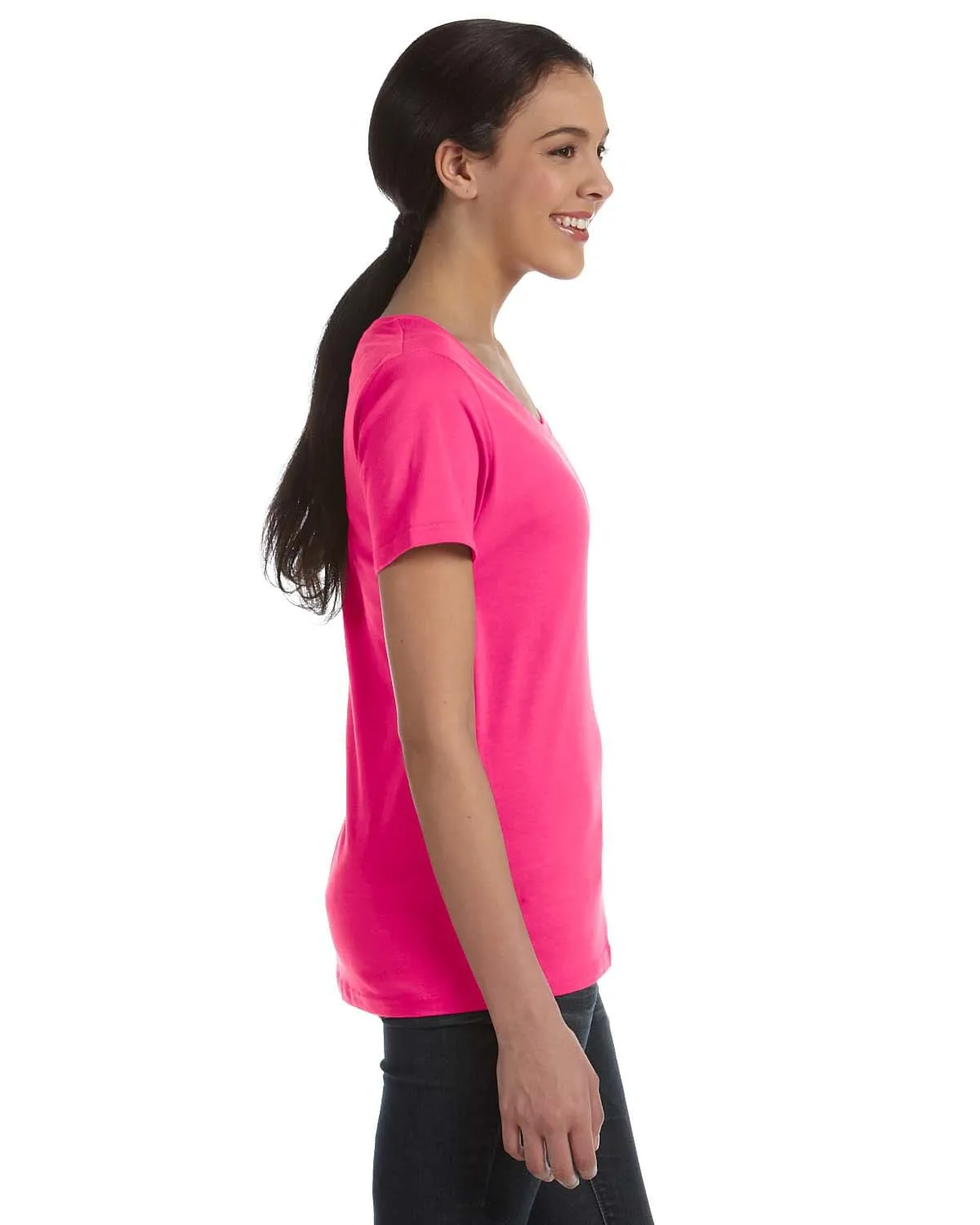 Anvil Ladies Sheer Scoop Neck T-Shirt