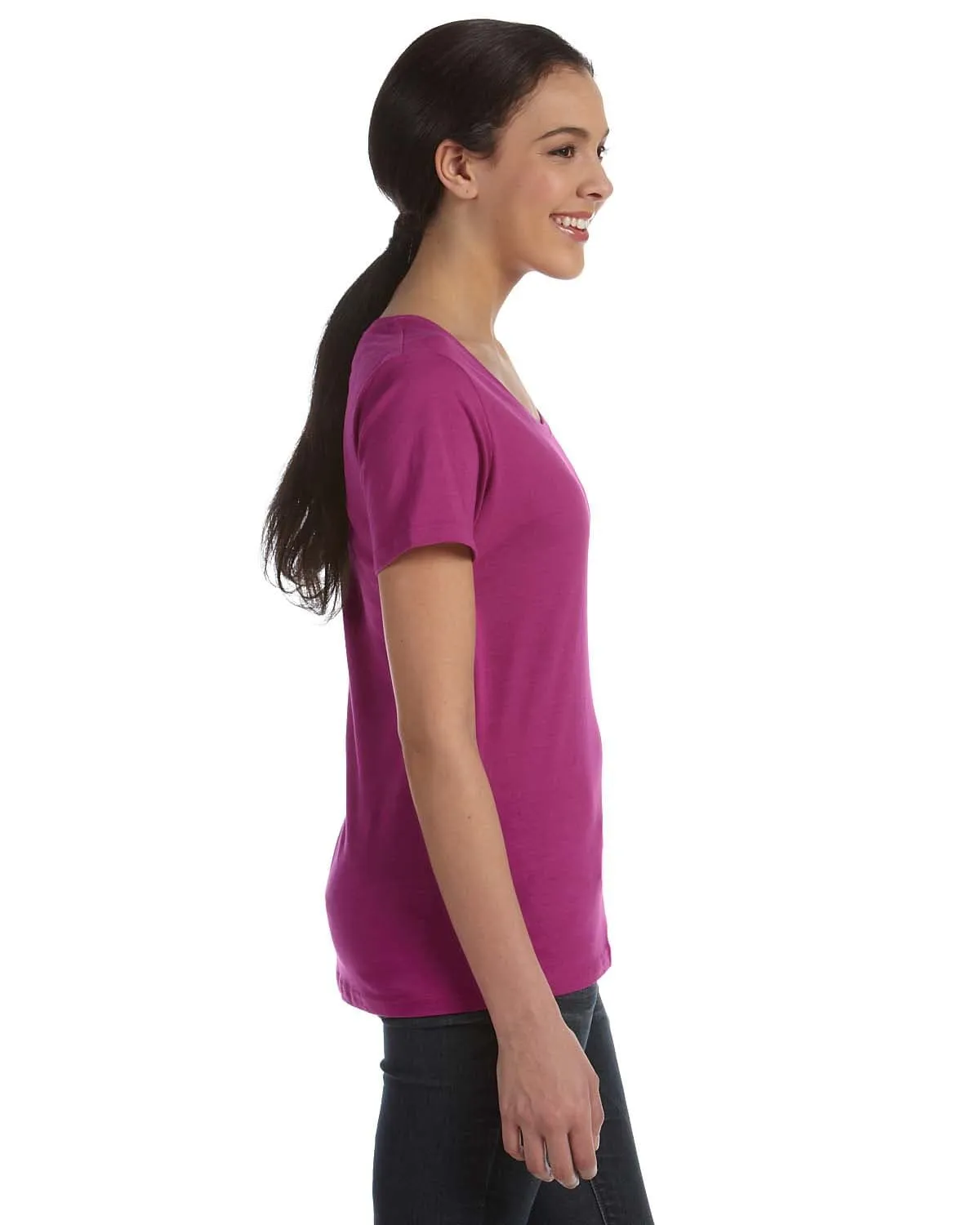 Anvil Ladies Sheer Scoop Neck T-Shirt