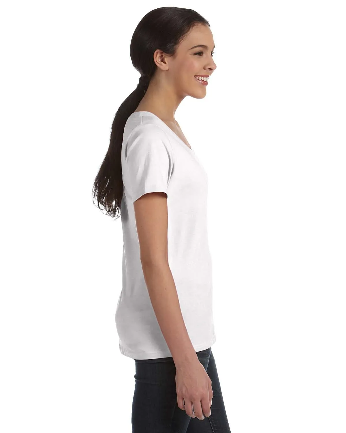 Anvil Ladies Sheer Scoop Neck T-Shirt
