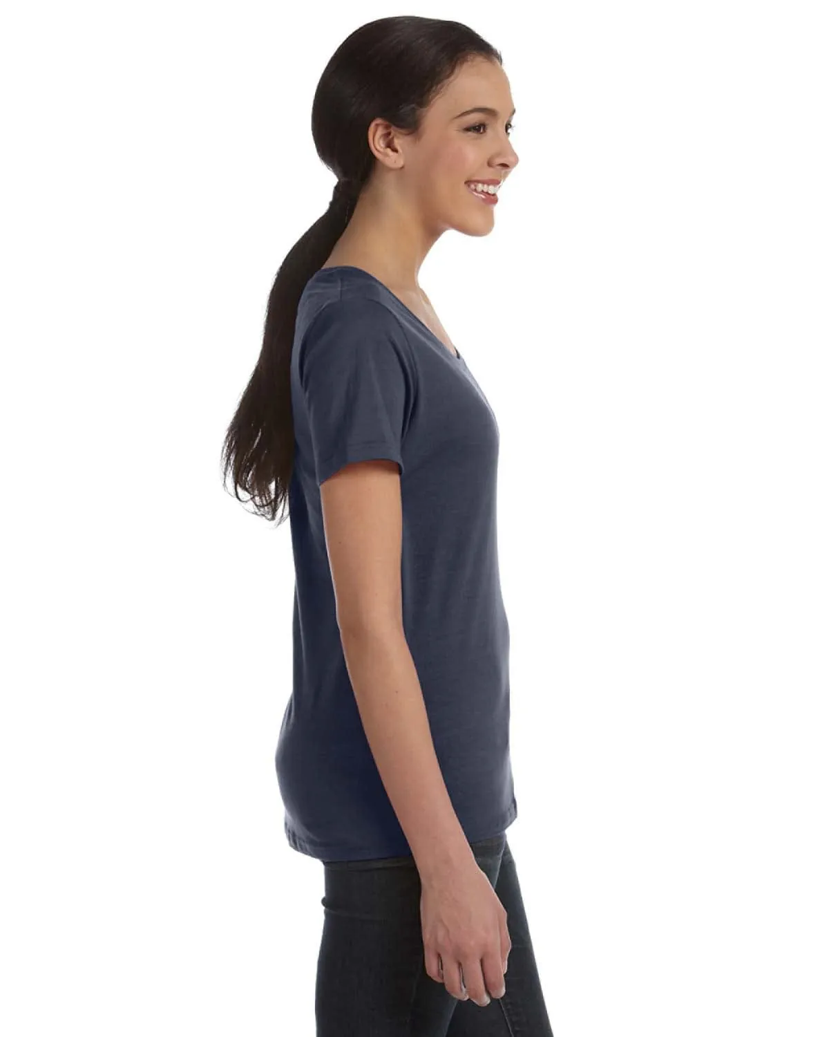 Anvil Ladies Sheer Scoop Neck T-Shirt