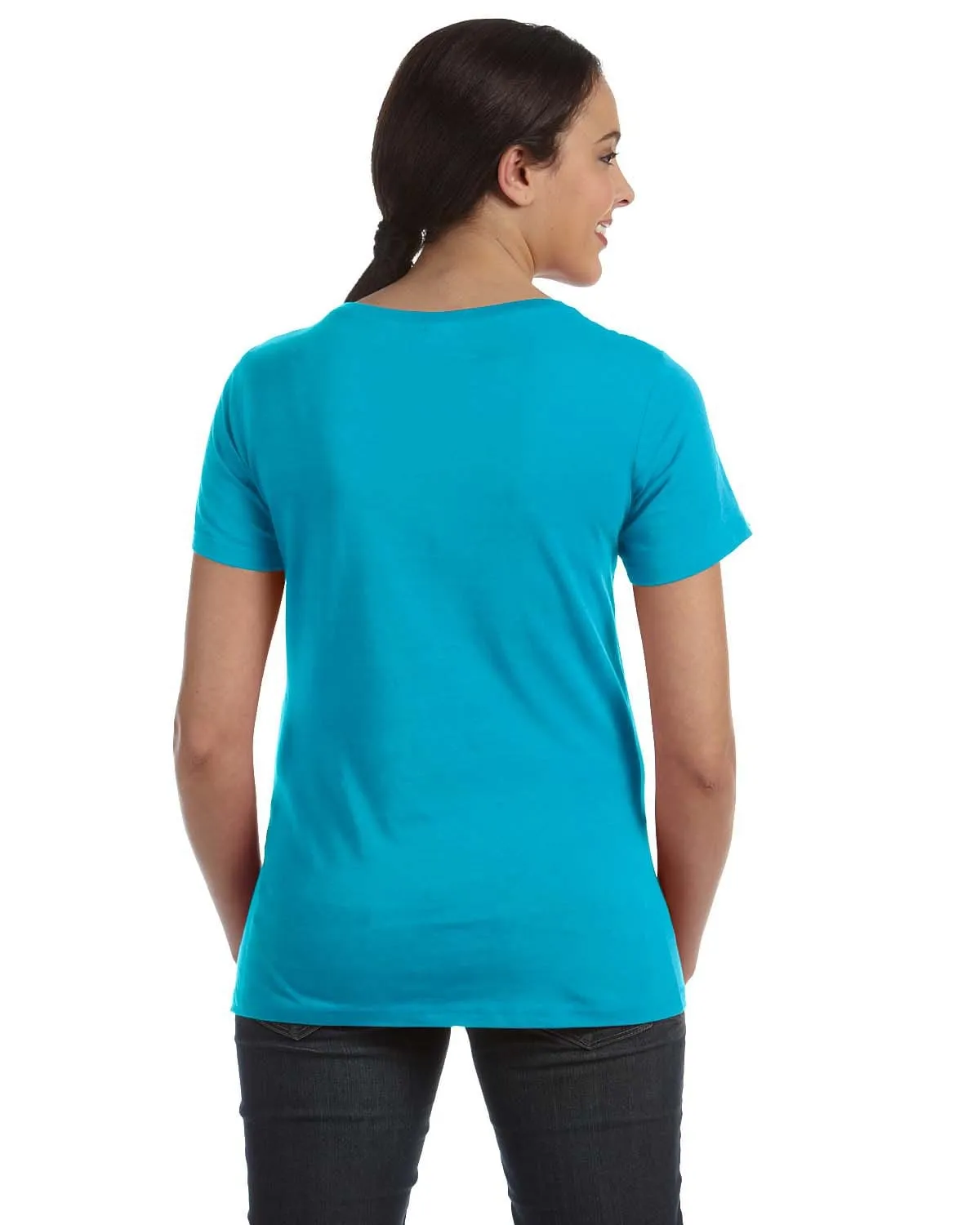 Anvil Ladies Sheer Scoop Neck T-Shirt