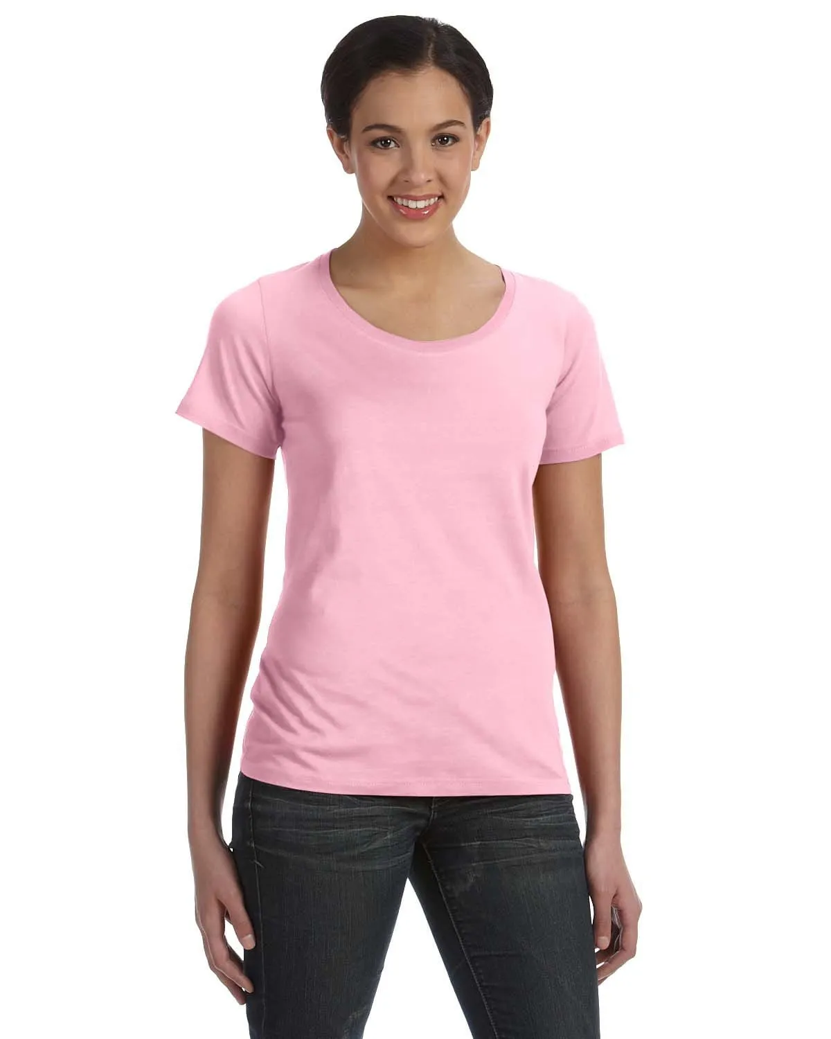 Anvil Ladies Sheer Scoop Neck T-Shirt