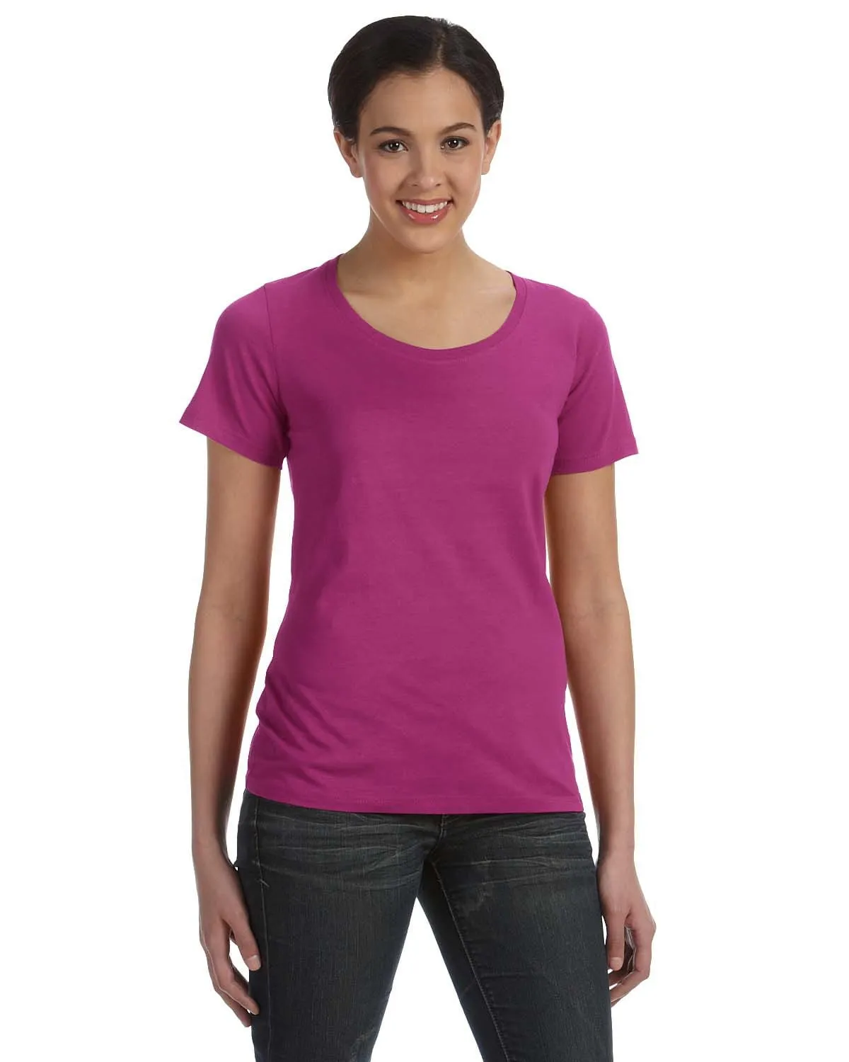 Anvil Ladies Sheer Scoop Neck T-Shirt