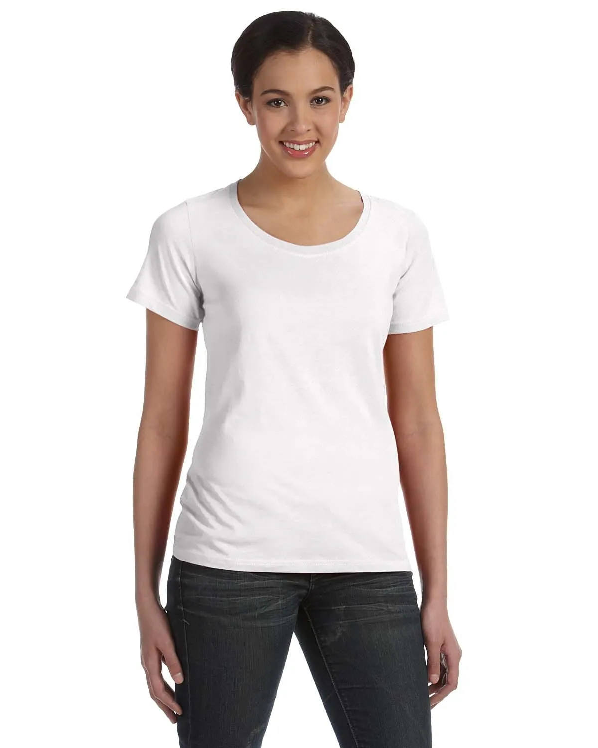 Anvil Ladies Sheer Scoop Neck T-Shirt