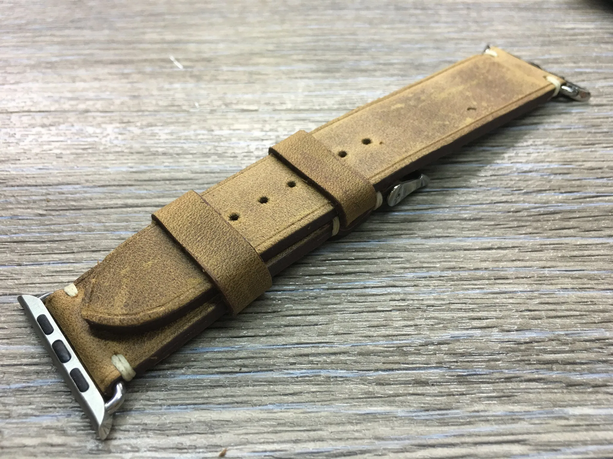 Apple Watch 44mm 40mm 42mm 38mm, Apple Watch Band Strap, Vintage Brown Leather watch strap band,FREE SHIPPING