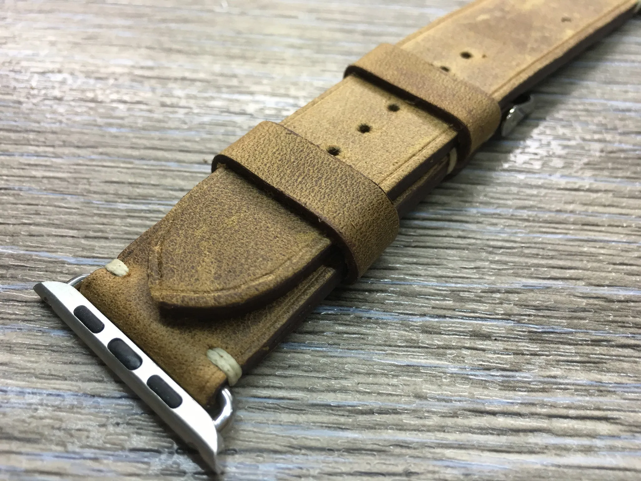Apple Watch 44mm 40mm 42mm 38mm, Apple Watch Band Strap, Vintage Brown Leather watch strap band,FREE SHIPPING