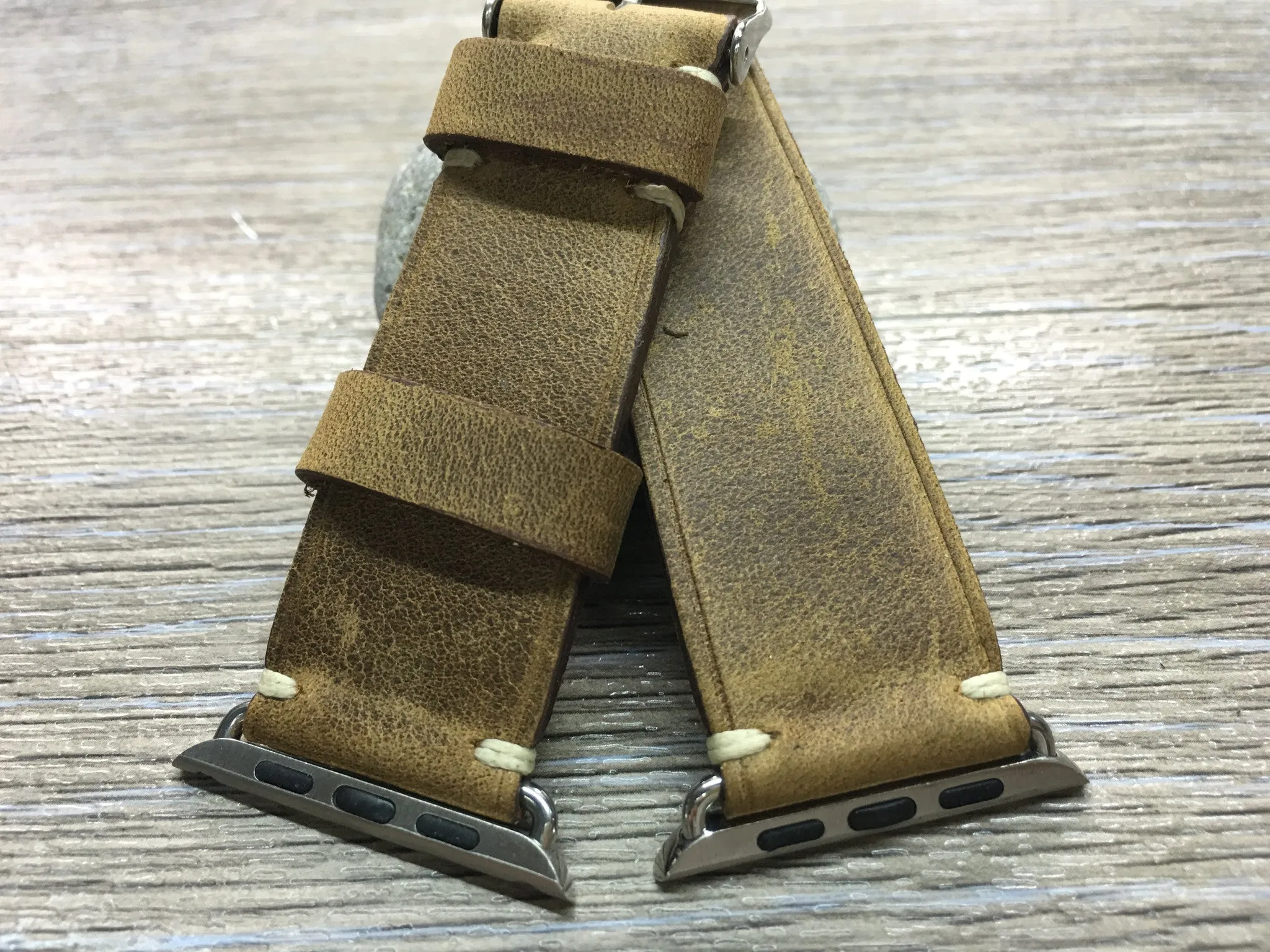 Apple Watch 44mm 40mm 42mm 38mm, Apple Watch Band Strap, Vintage Brown Leather watch strap band,FREE SHIPPING